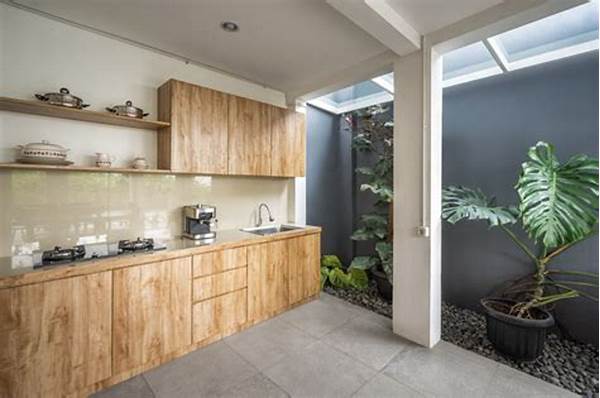 Ide Dapur Minimalis Material Kayu