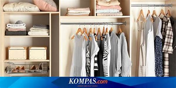 Teknik Merapikan Lemari Pakaian